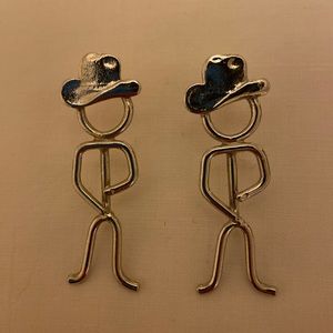 Vintage Cowboy Earrings